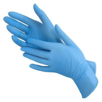 Gants nitrile bleu non poudrés  – Usage unique – Boîte de 100 (S à XL) - MyCleanerShop