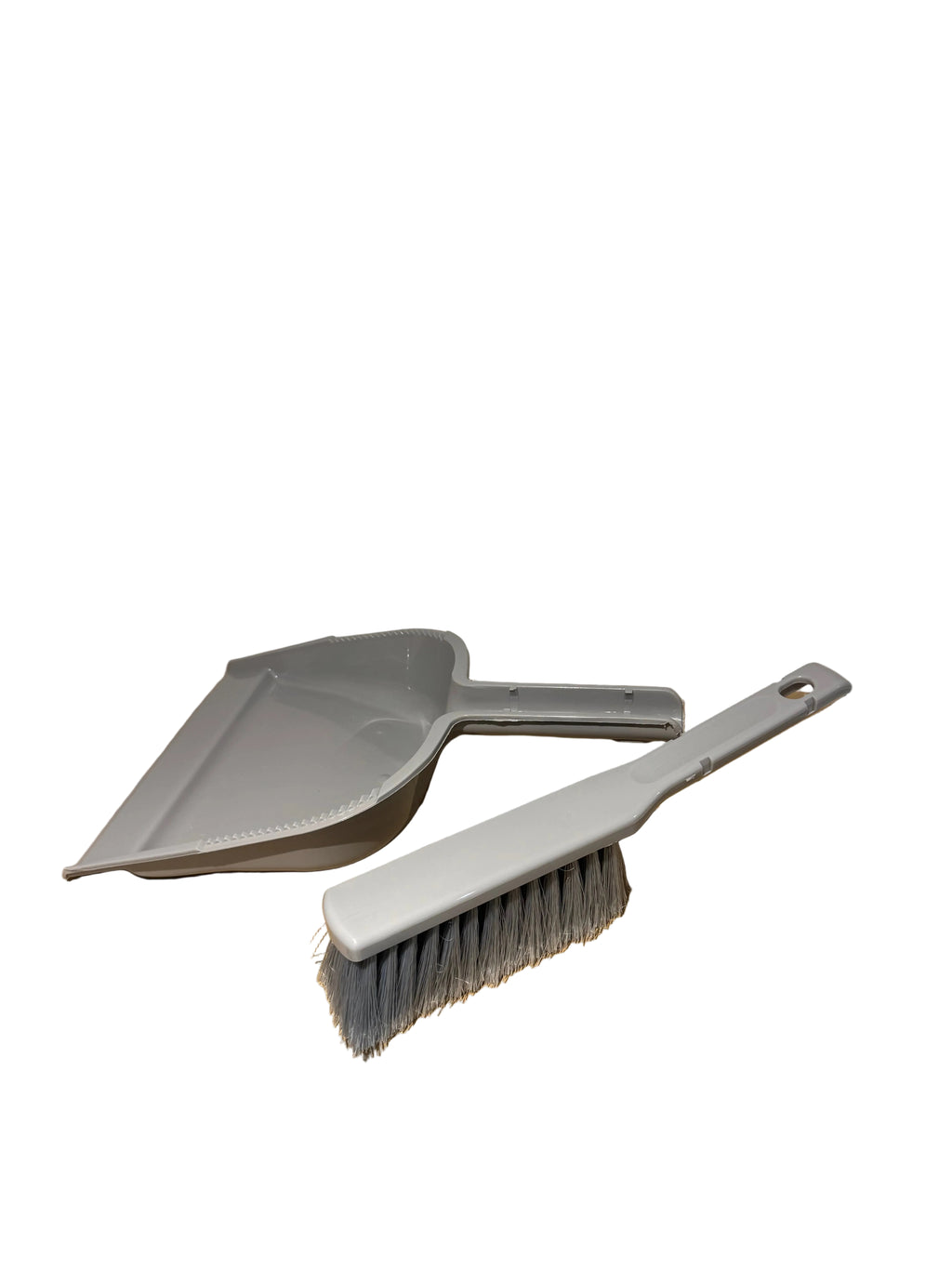 Pelle et balayette combinées MyCleanerShop pour nettoyage, avec manche en plastique et brosse en fibres synthétiques.