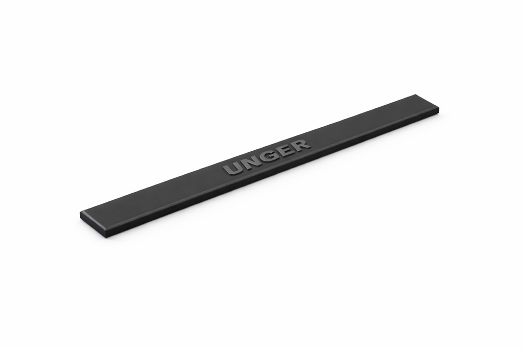 Caoutchoucs pour raclette à vitres UNGER, modèles RR25H à RR99H, compatibles avec plusieurs tailles, en caoutchouc durable.