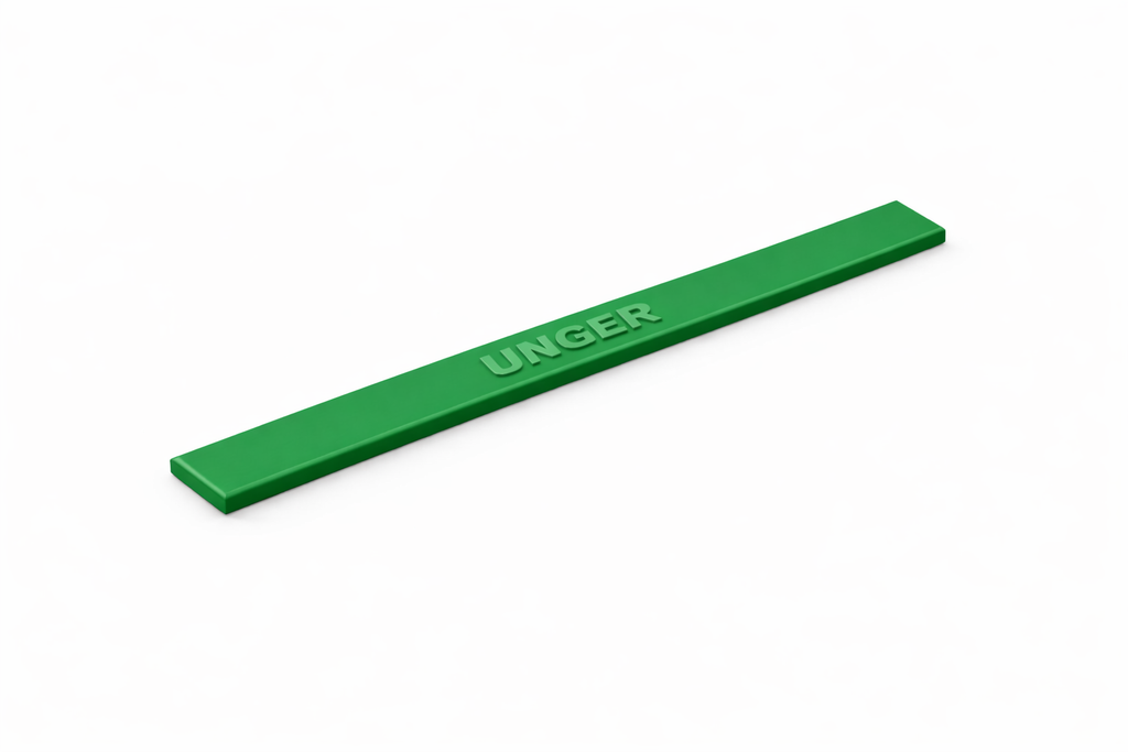 Caoutchoucs vert UNGER pour nettoyeurs de vitres RR25G, RR35G, RR45G, RR55G, 60RR25G, 60RR35G, 60RR45G, en silicone.