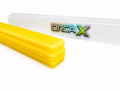 🟡 Caoutchouc ORCA X Jaune – Boîte de 10 Caoutchoucs Professionnels pour Raclette à Vitres