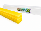 🟡 Caoutchouc ORCA X Jaune – Boîte de 10 Caoutchoucs Professionnels pour Raclette à Vitres