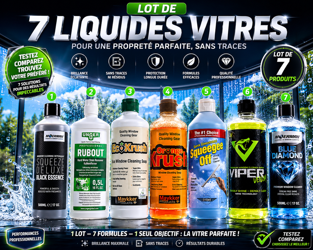 Gamme complète à tester 7 liquide