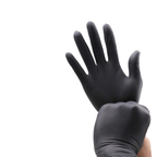 Gants nitrile noirs non poudrés – Usage unique – Boîte de 100 (S à XL) - MyCleanerShop