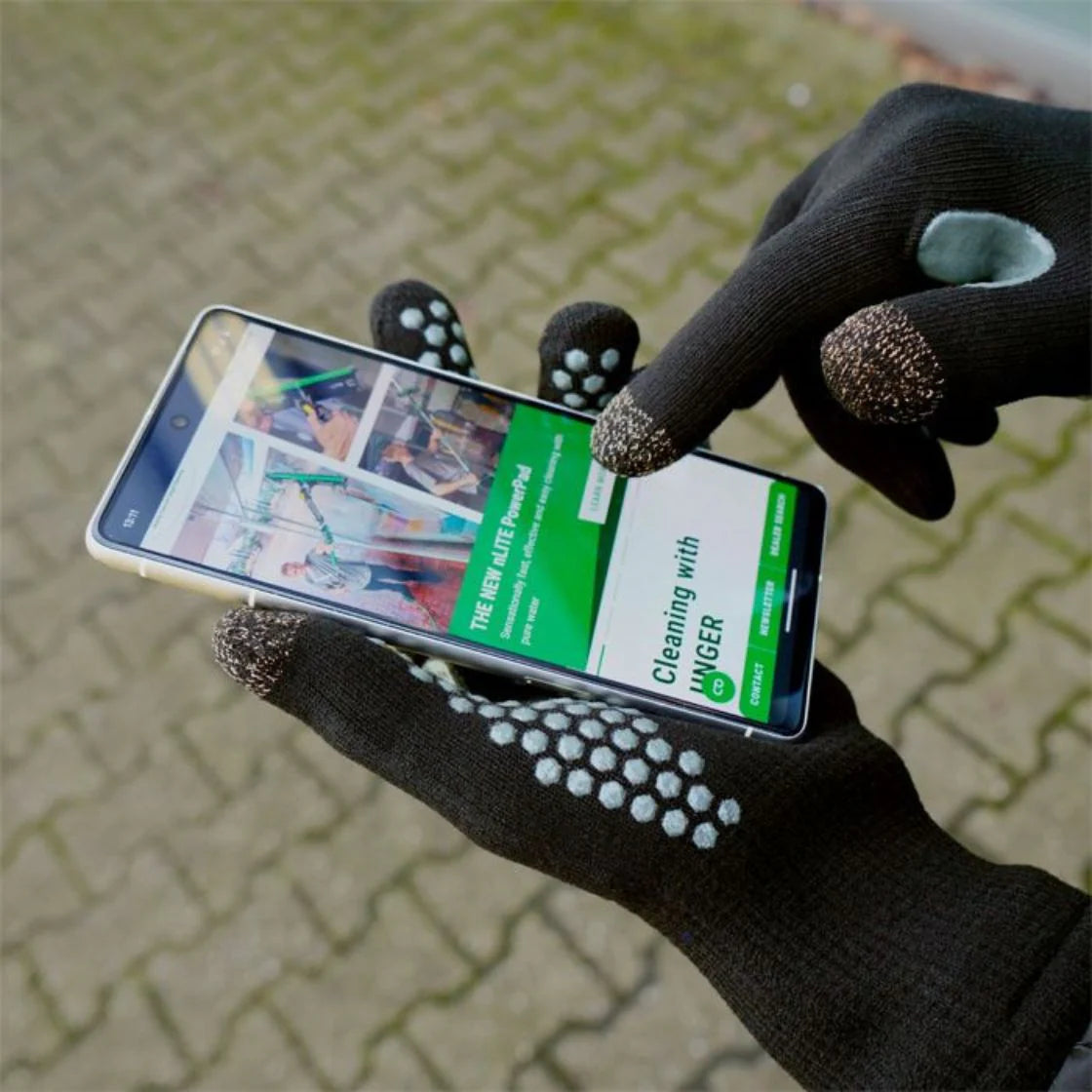 UNGER ErgoTec® Gants pour nettoyage des vitres - MyCleanerShop