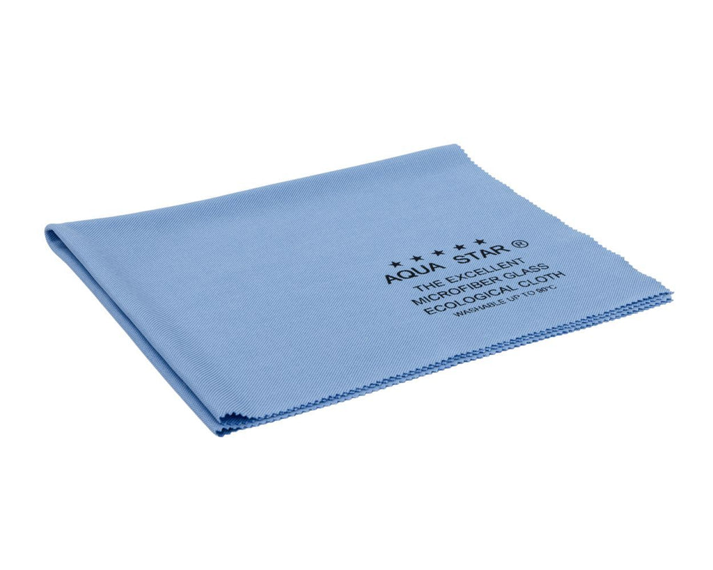 Chiffons en microfibres AQUASTAR, outils de nettoyage doux et absorbants pour surfaces diverses, blanc et léger.