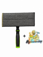 Pad en laine d’acier inoxydable MyCleanerShop avec sticker holographique, résistant à la rouille, pour nettoyage efficace.