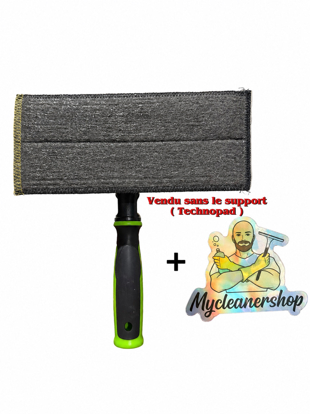 ⚠️EXCLUSIVITE⚠️ Pad en laine d’acier inoxydable + STICKER Holographique (Sans support)