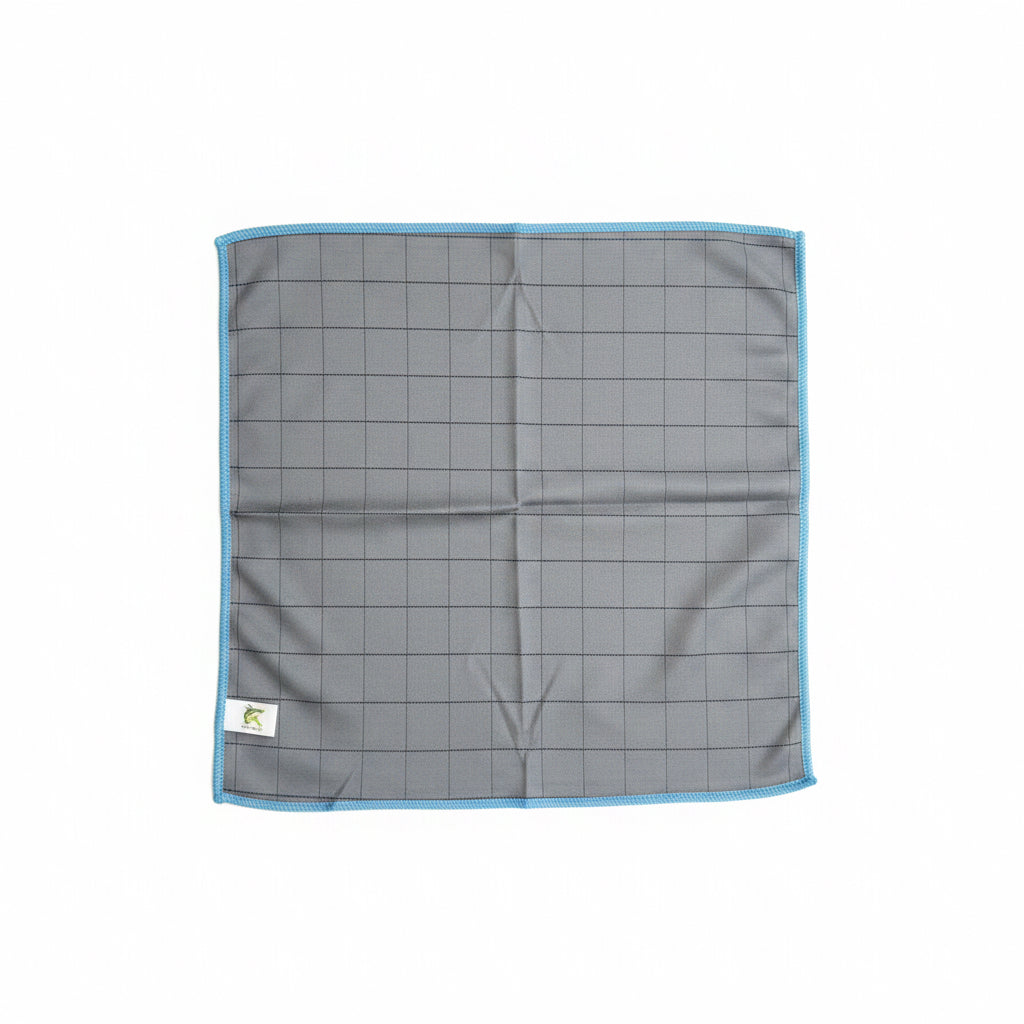 Tissu microfibre ORCA X en carbone 38x38cm, Ultra Premium, pour nettoyage de voiture.
