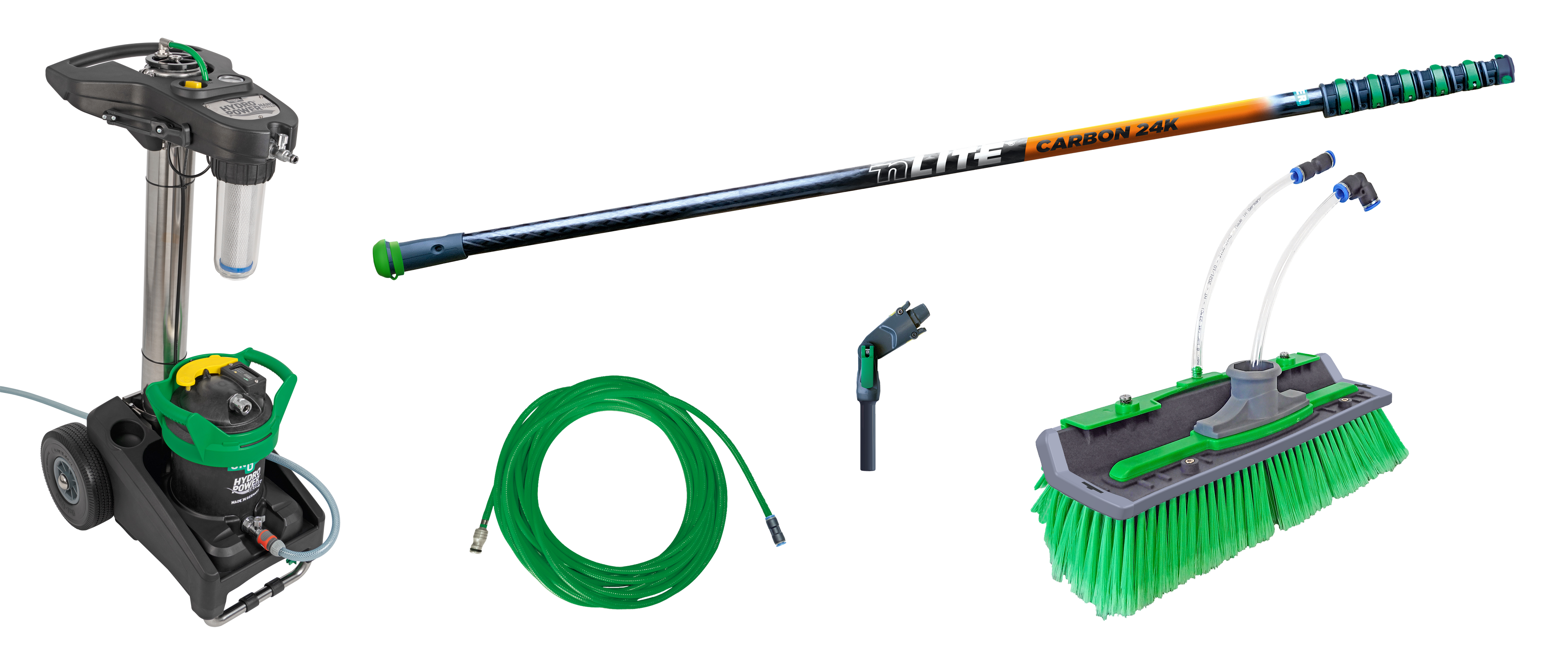Système HydroPower Nano de UNGER pour l'eau pure, montrant le dispositif haute performance en action.