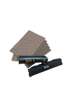 MAYKKER Scrubber Set – Support + pad en noyer pour mouilleur vitres - MyCleanerShop