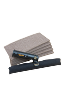 MAYKKER Scrubber Set – Support + pad en noyer pour mouilleur vitres - MyCleanerShop