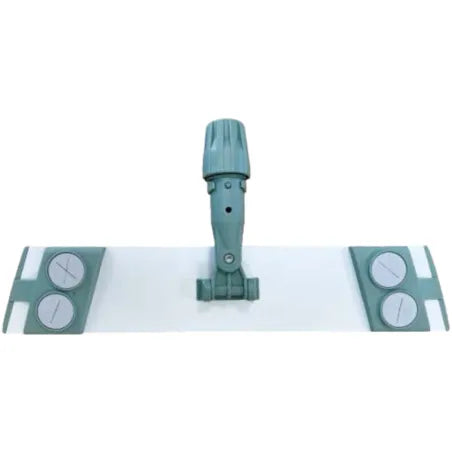 Balai trapeze K2 en aluminium avec velcro et bouchons, longueur 40 cm, pour le nettoyage efficace.