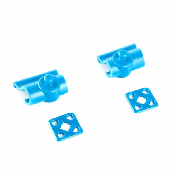 Clips de rechange MOERMAN pour F*LIQ, accessoires de fixation pour appareil, en plastique noir, image claire et détaillée.