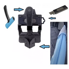 MOERMAN Easy pocket 80 et grattoir 80 support ceinture laveur de vitre pour ranger grattoir, lames & chiffon microfibre - MyCleanerShop