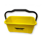ETTORE Seau laveur de vitres Jaune 10 Litres - Compact et léger - MyCleanerShop