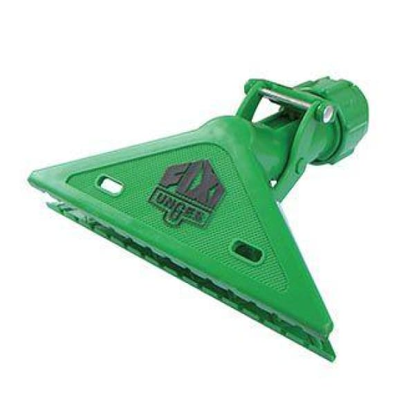 Pince UNGER Fixi-Pince en métal avec poignée pour fixation et maintien sécurisé, outil de nettoyage et de vitrerie.