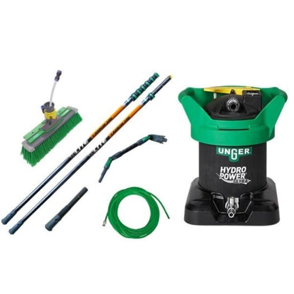 UNGER matériel eau pure Kit complet HydroPower Ultra - Kit Carbone 24K 11.90m