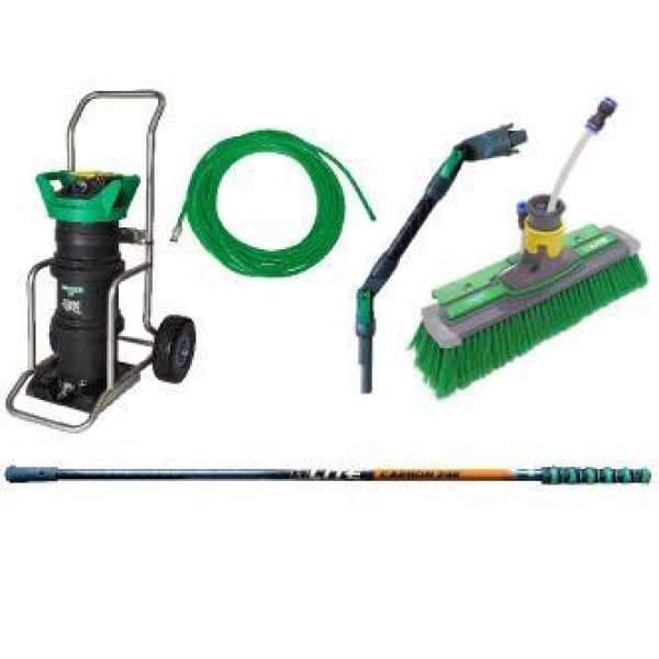 UNGER matériel eau pure DI Kit HydroPower Ultra LC avec perches Carbon 24K 8,6m