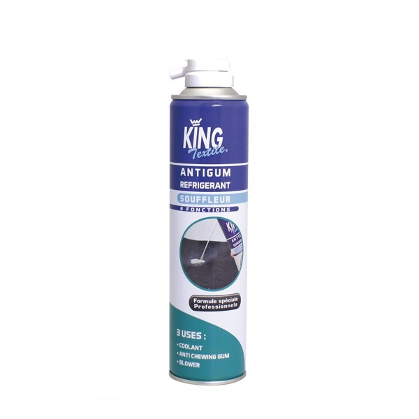 Souffleur antigum réfrigérant Sico KING en spray de 400ml, pour dégraissage et nettoyage des composants électroniques.