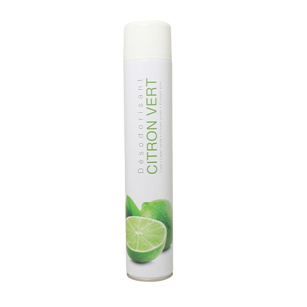 Désodorisant Sico KING au citron vert, flacon de 750 ml avec bouchon, pour rafraîchir l'air.