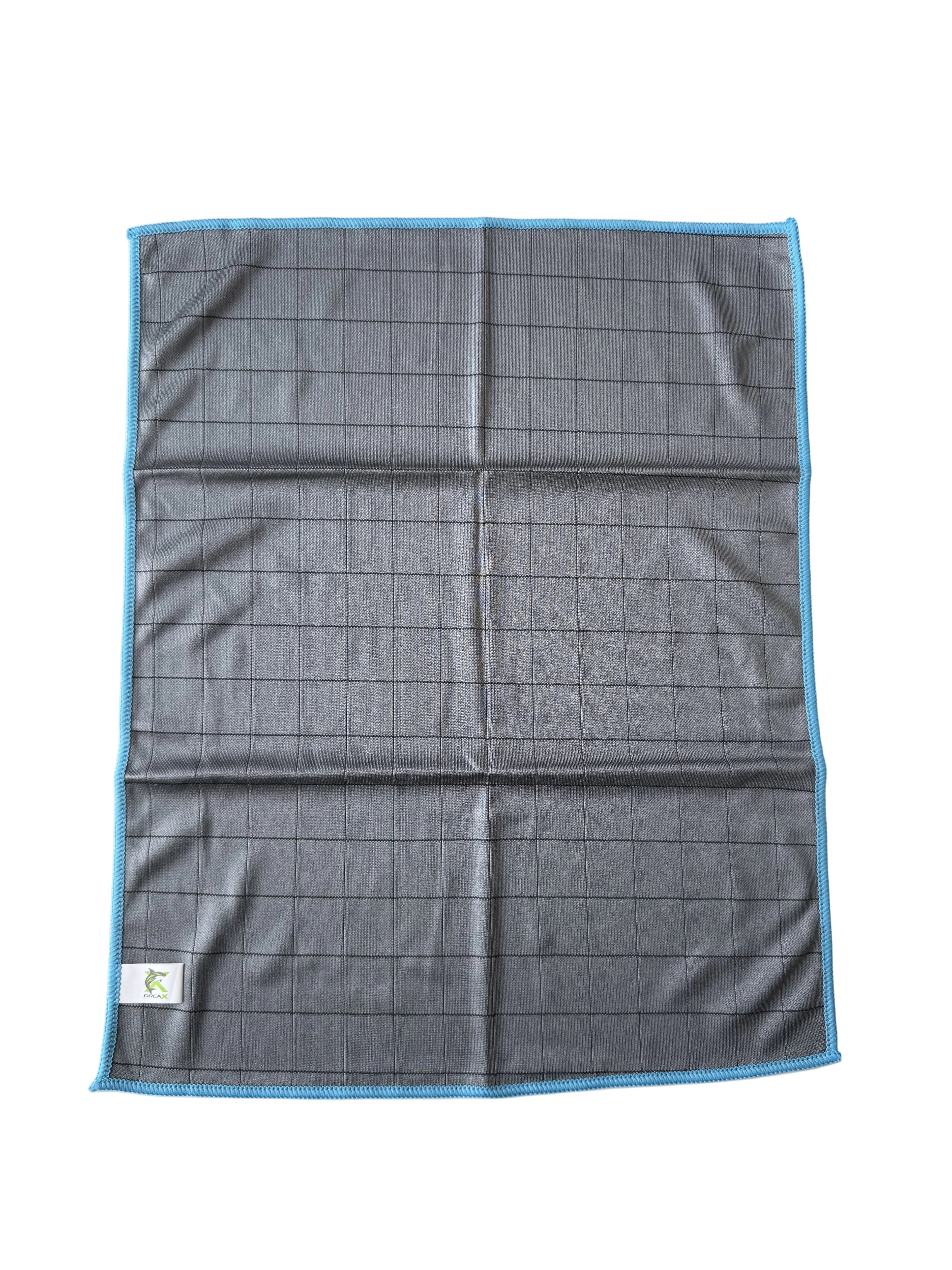 Serviette en microfibre ultra premium ORCA X en carbone 60x80cm, idéale pour le nettoyage de voiture.