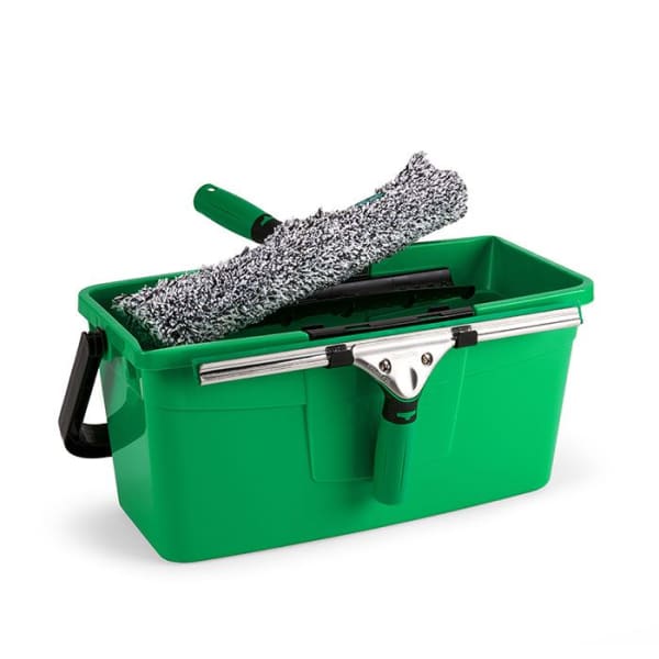 UNGER ErgoTec kit de nettoyage des vitres 3in1 seau mouilleur raclette - MyCleanerShop