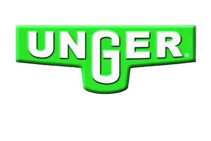 Logo UNGER Double Porte Raclette Henry visible sur fond blanc, logo en couleurs vives sur l'image.