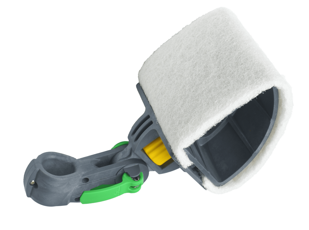Pad à récurer UNGER nLITE Support pour perches à eau pure, outil de nettoyage durable et pratique pour les surfaces vitrées.