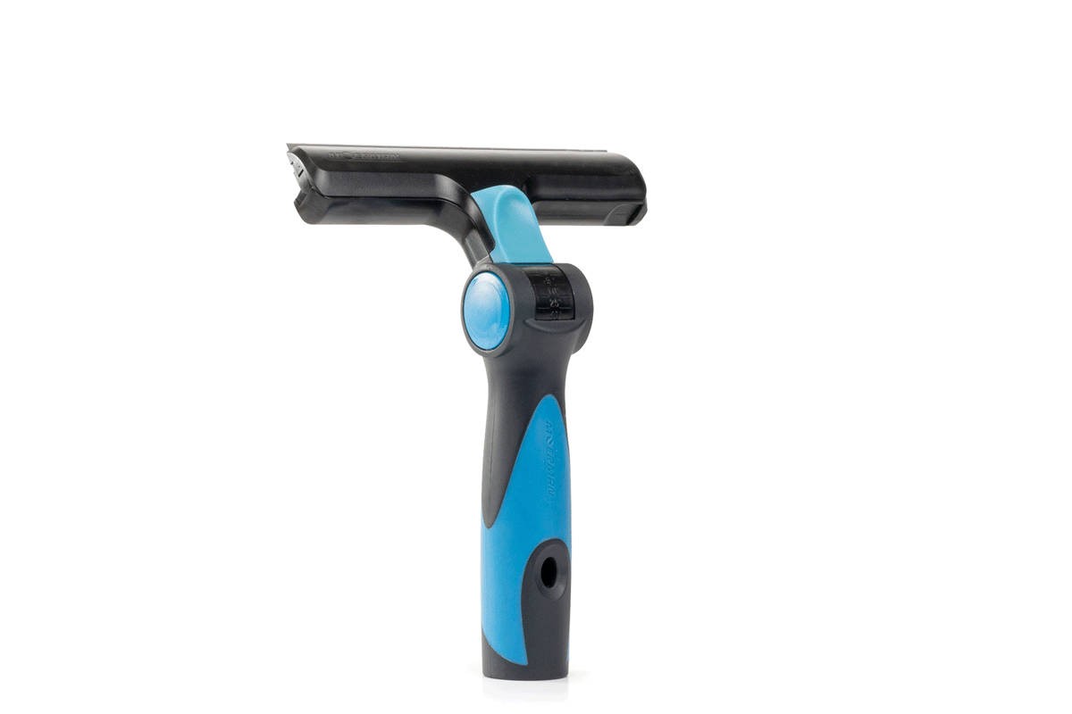 MOERMAN Sharkblade – Grattoir vitres professionnel 15 cm ergonomique à angles réglables - MyCleanerShop